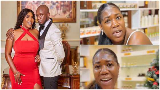 The beautiful wife of Ghanaian blogger Nkonkonsa is glowing as she shares her smooth pregnancy face on Instagram