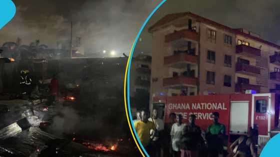 Fire ravages Madina Redco flats area, destroying over 150 structures and causing 1 death