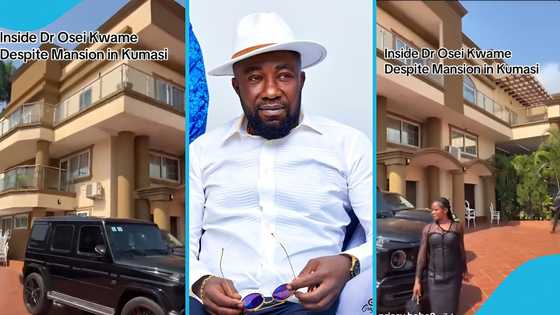 Ghanaians in awe as Dr Osei Kwame Despite's mega-mansion in Kumasi pops up online, video