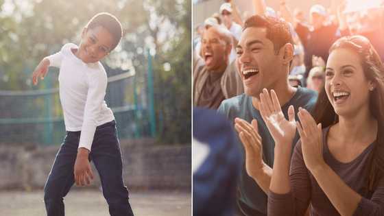 Video of boy busting some lit moves on stage leaves many applauding his confidence and skills