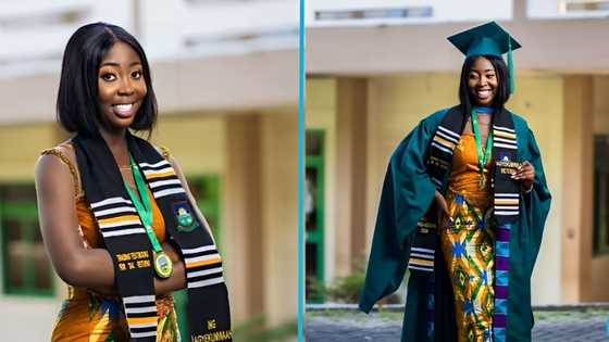 Victoria Agyekumwaa: Brilliant Ghanaian lady named best female graduating student at UMaT graduation