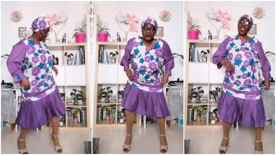 Elderly woman dancing to 'Finesse' song while wearing heels causes stir online