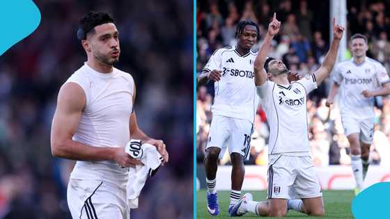 Fans moved as EPL striker reacts emotionally to first goal after his dad's death (Video)