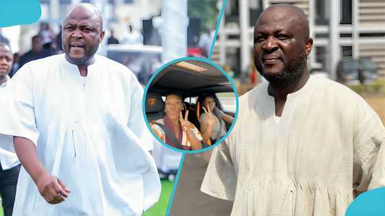 Ibrahim Mahama's daughter Nafisa cruises in luxury inside a Lamborghini Urus, video