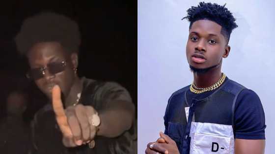 2020 Artiste of the Year Kuami Eugene seen at VGMA 2021; says he's not here to play