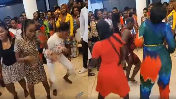 Video of young ladies battling it out in heated dance competition at Bofowaa's birthday party goes viral