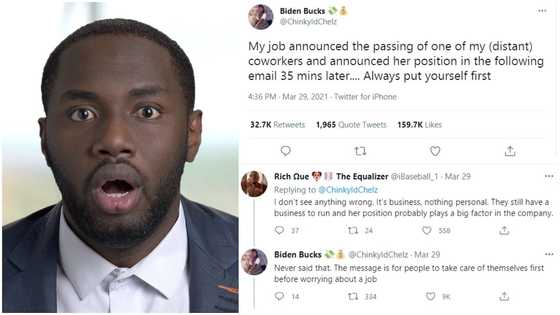 No time dey: Drama as company announces vacancy for position 35 minutes after worker died