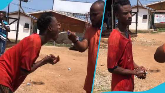 Ghanaian Tiktoker saves handsome young man accused of stealing from angry mob: "He is not a thief"