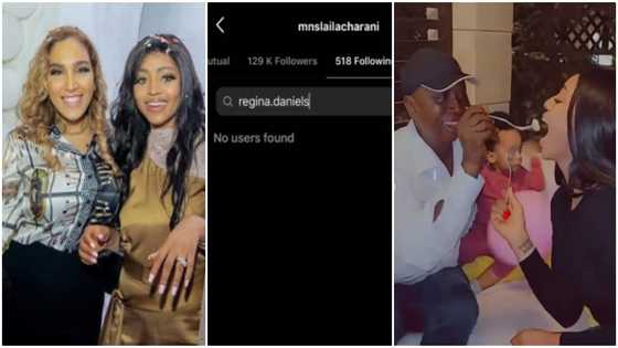 Regina Daniels’ co-wife Laila unfollows her as she vacations with their billionaire husband abroad