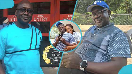Efiewura actor Jojo Mills-Robertson shows off his beautiful wife as they bond abroad, video stirs reactions