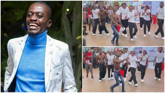 Lil Win cracks ribs with his leg work as he dances inside Kejetia Market: "He is a whole mood"