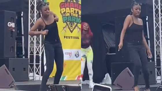 Young lady's 'confusing' dance from Ghana Party in the Park in London goes viral