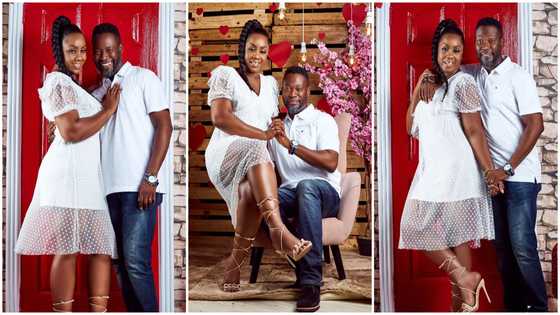 Pure love: McBrown, others react as actor Adjetey Anang and his pretty wife celebrate 15th wedding anniversary with cozy photos