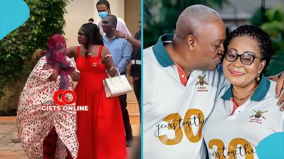 Ghanaian TikToker Juiscy granted bail, video as she walks out of court fully covered in scarf trends