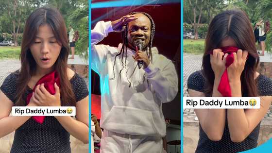 Daddy Lumba: Chinese lady speaks Twi, mourns the passing of the highlife legend in a video
