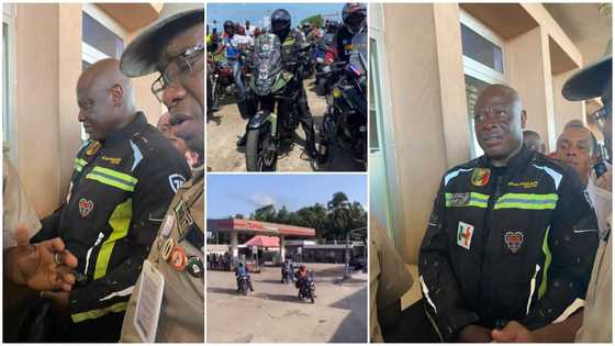 After 39 days, man riding bike from London to Lagos finally arrives in Nigeria, photos emerge