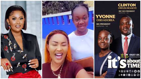 Nana Ama McBrown supports KNUST female SRC Presidential aspirant: "Please vote for her"