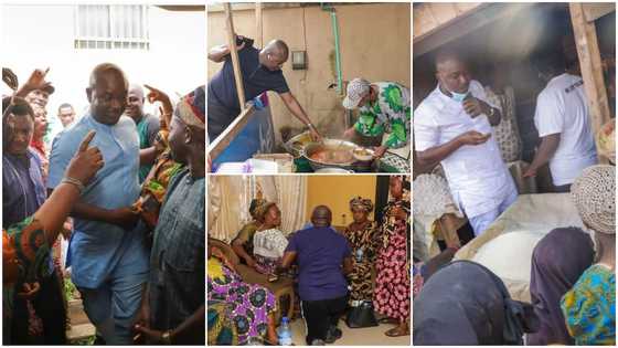 5 photos show how Nigerian lawmaker humbles himself before his people