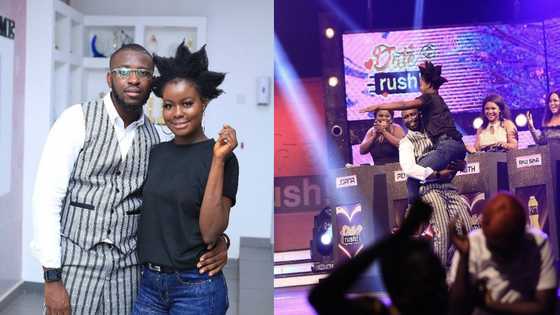 Video of the special moment when 'rasta girl' Fatima finally got a handsome man on Date Rush
