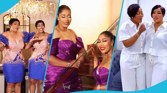 Borga Silvia and her twin sister confuse fans as they slay in matching stylish gowns for their birthday shoot