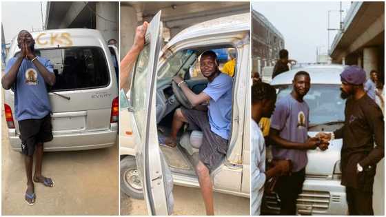 Kind man who lost his job after he volunteered to help someone gifted bus, rejoices in video