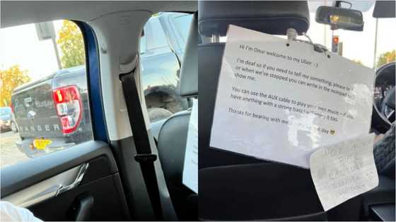 Hearing-impaired Uber driver's sweet note for passengers in his car goes viral; gets many talking