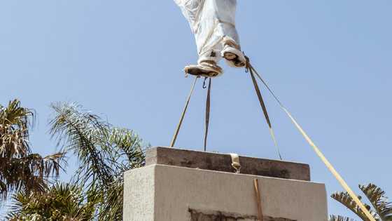 Namibia pulls down statue of German coloniser