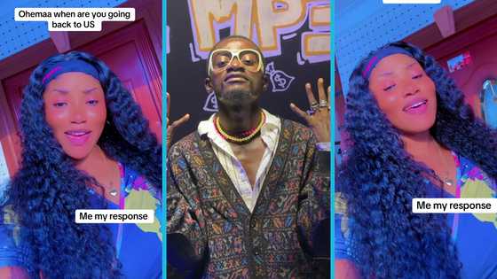 Lil Win's wife gives epic reply to trolls about staying long in Ghana, amid Trump's US deportation agenda