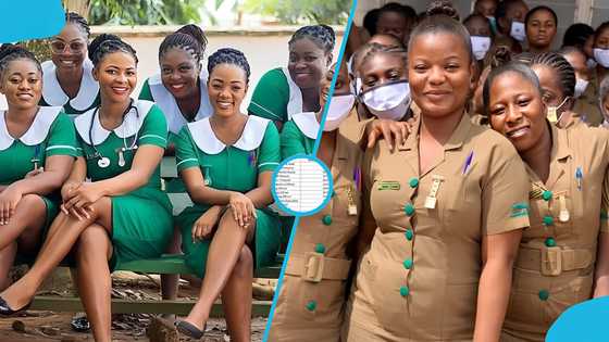 Salaries of nurses and midwives in Ghana in 2026: Full list of ranks and monthly earnings