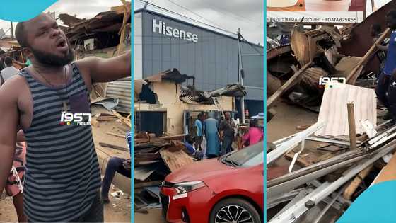 Thieves break into Ashaiman Hisense showroom barely 24 hours after evading demolition exercise
