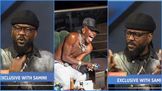 Samini imitates Shatta Wale's angry tone in hilarious video, Ghanaians react