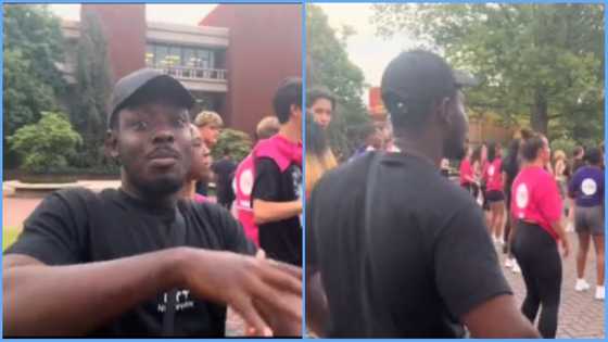 Ghanaian student in US forgoes lecture to join pretty ladies for aerobics, friend laments in video