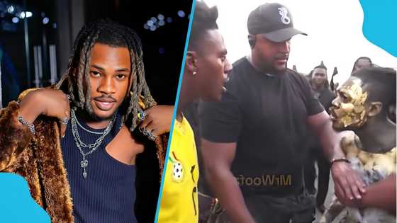 Ghanaian actor pushed away by IShowSpeed’s bodyguard finally speaks