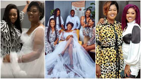 Are they twins? - Fans wonder as Kumawood actress Sandra Sarfo Ababio flaunts her gorgeous mother in lovely family photos & video