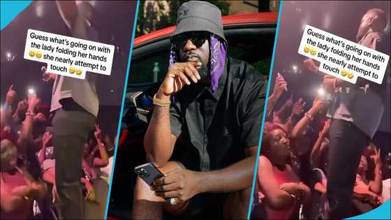 Sarkodie: Lady folds her arms and sings during rapper's performance in the US, video causes frenzy