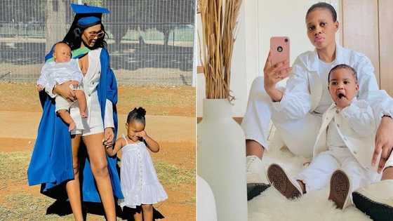 “Congrats mama”: Many inspired by young mom, graduated in electrical engineering