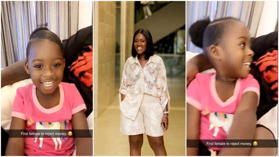 "She resembles Fella": Medikal's daughter Island Frimpong stuns fans with adorable looks