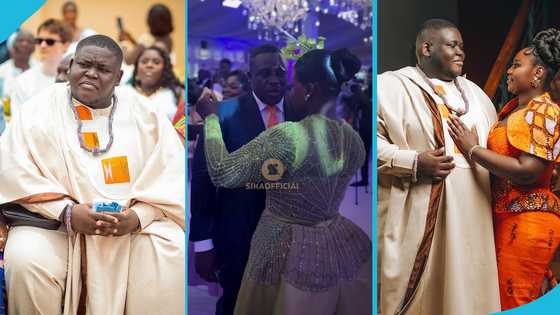 Sam George's younger brother weds, beautiful photos from the star-studded traditional wedding surface