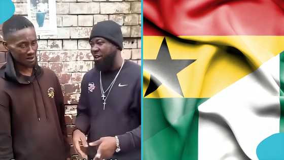Nigerian man shows kindness to stranded Ghanaian in South Africa, buys him food in touching video