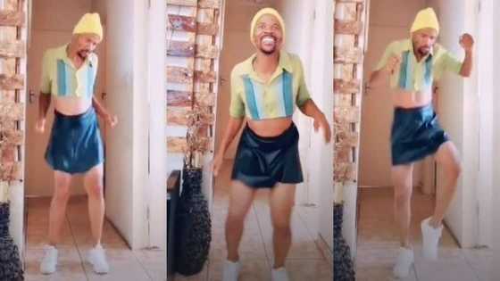 Man wows many as he gives 'hot' dance moves in mini skirt & crop top in video