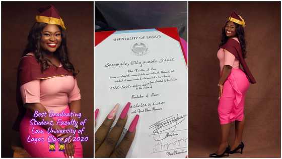Brilliant young lady bags first-class & emerges as best graduating student from her faculty