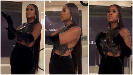 VGMA 24: Berla Mundi flaunts glowing skin in a backless bralette and thigh-high cut skirt: "Nailed All Her Looks"