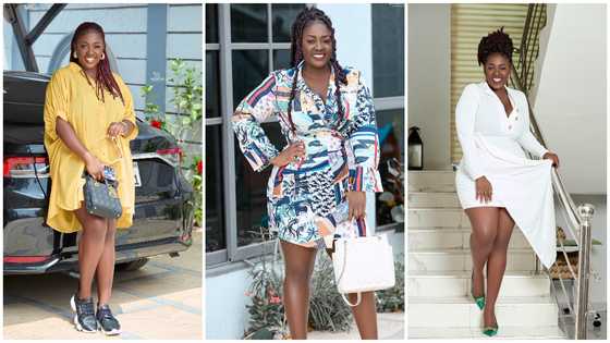 Tracey Boakye shares video from her East Legon mansion; flaunts expensive closet in video