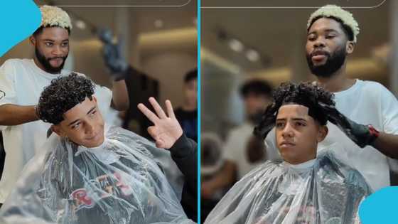 Cristiano Ronaldo's son's Ghanaian barber returns from Dubai, speaks on relationship with player's son