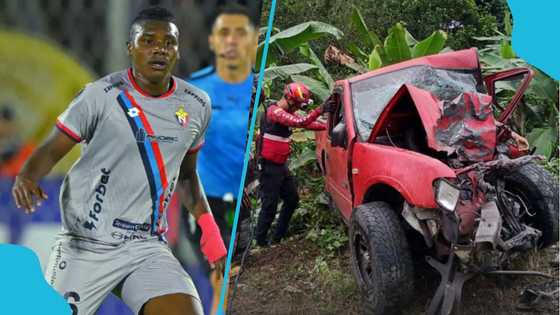 Tragedy as footballer dies with 2 others after ‘falling asleep at wheel’