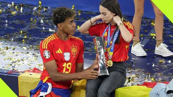 Lamine Yamal: Barcelona star celebrates win with rumoured girlfriend Alex Padilla