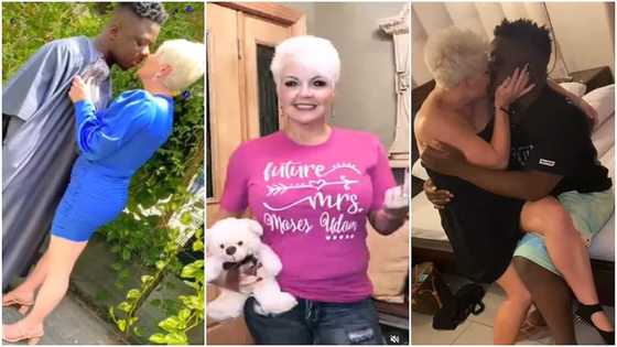 This one still fresh: Reactions as man celebrates love with his fine white babe, shares sweet video