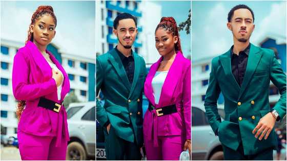 Afia Schwar's twin son James heartbroken after his girlfriend Naa Koshie dumps him, photo drops