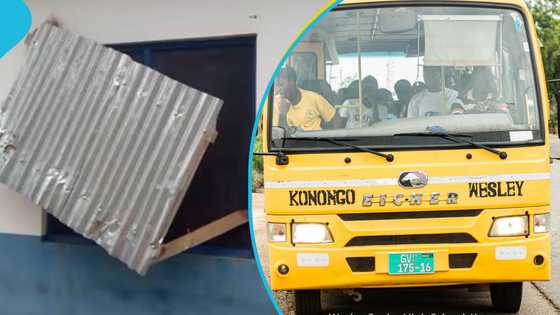 Konongo Wesley SHS students destroy school property, attack teachers preventing cheating during WASSCE