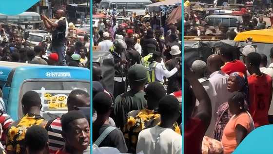 Kasoa decongestion exercise: Traders fight task force, 3 officers and 1 trader injured